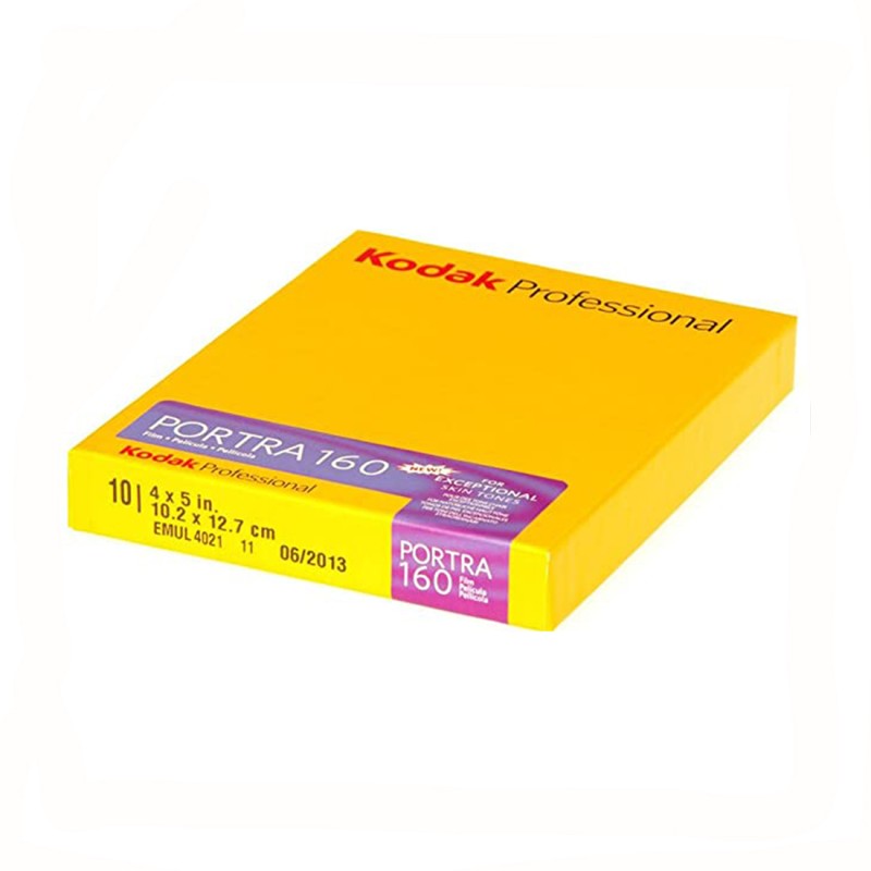 Film profesional Kodak Portra 160 10SH 4 x 5 in