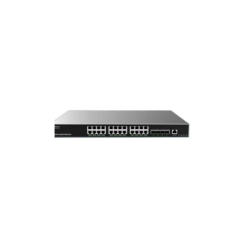 GWN7813 Grandstream switch ethernet Layer 3, cu management, 24 de porturi gigabit, 4 porturi SFP+