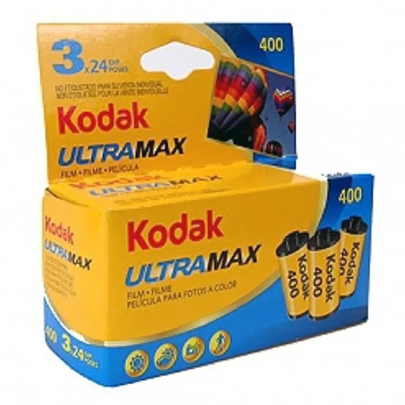 Kodak Ultra Max 400/24 film foto color, set 3 bucati