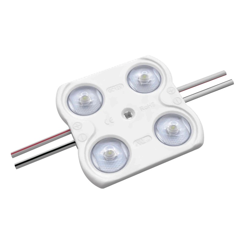 Modul lentila 4 LED SMD2835 1,6W MacroLight