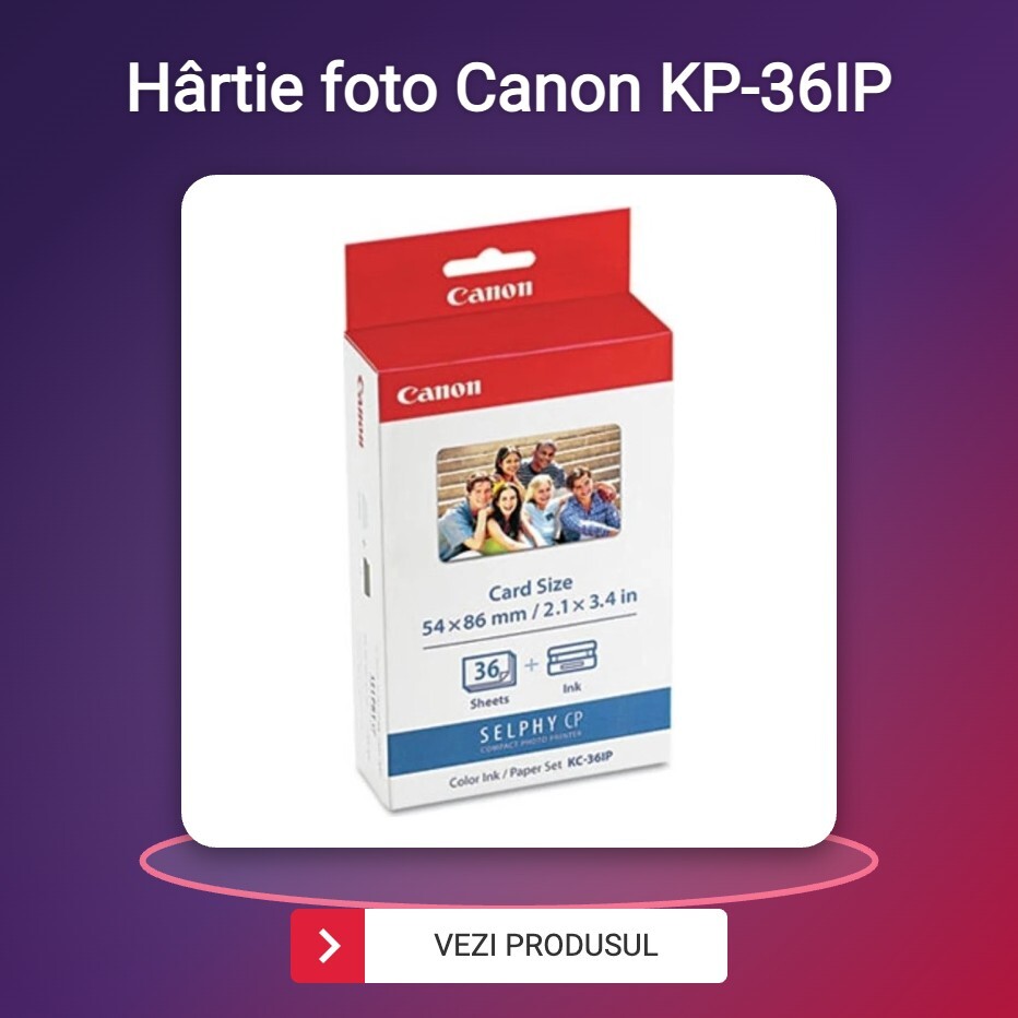 Hartie foto Canon KP-36IP