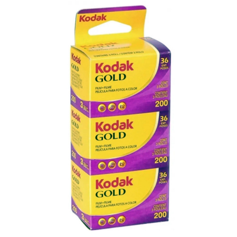 Film foto Kodak Gold 200/36 set 3 bucati