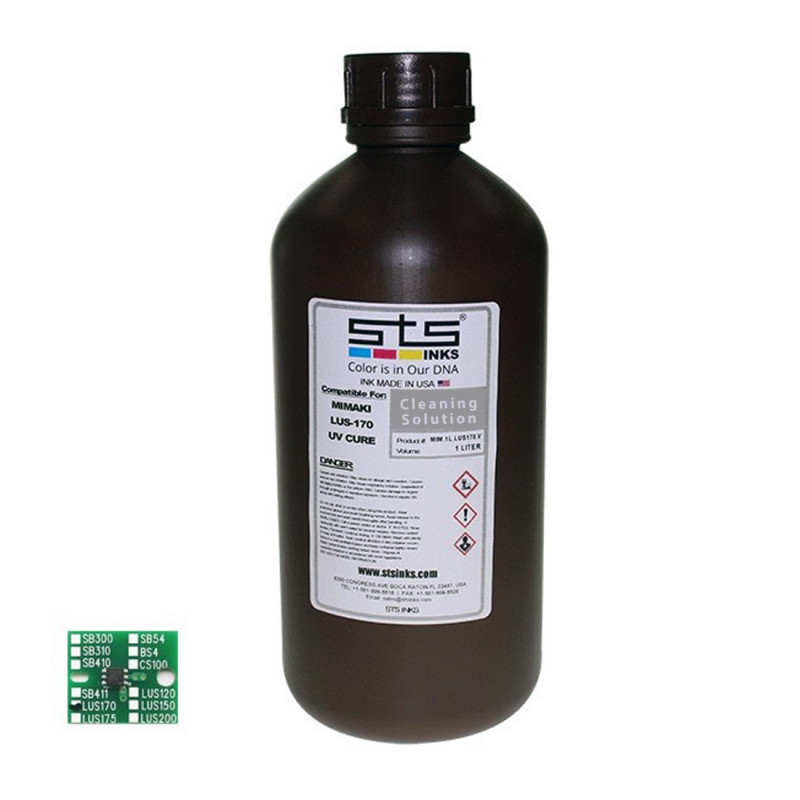 Lichid de curatare STS UV Led, bidon 1L, compatibil Mimaki LUS-170