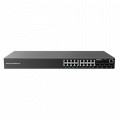 GWN7802P Grandstream switch ethernet 16 porturi Gigabit cu PoE 4 porturi SFP 40Gbps