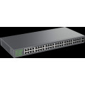 GWN7706 Grandstream switch ethernet 48 porturi Gigabit, 2 porturi SFP metal case fara management