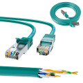 EX7706 Patch cord  Extralink CAT6 FTP 0,5m 1GB folied twisted pair cupru verde 