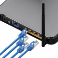 EX6556 Patch cord Extralink CAT6A S/FTP 1m 10GB shielded folied twisted pair cupru albastru